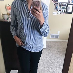 New with Tags J.Crew Stripped Denim shirt